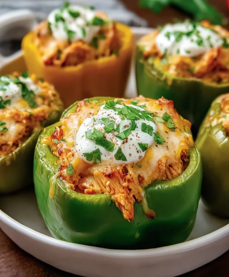 Easy Chicken Stuffed Peppers Recipe