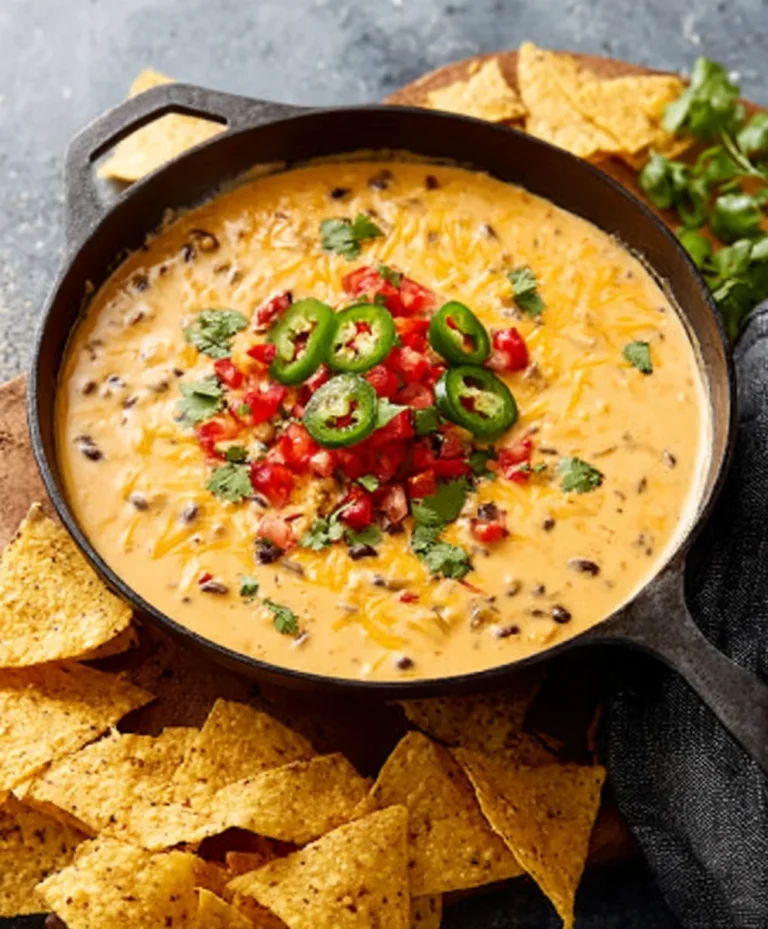 Cowboy Queso-Hearty Beefy Dip Recipe