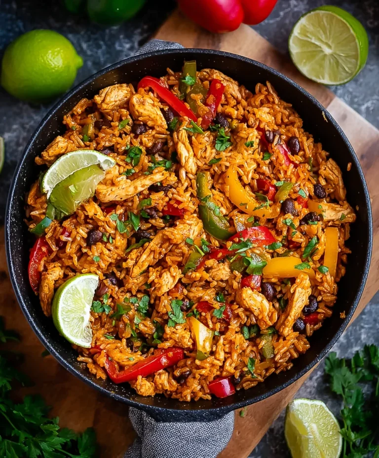 Easy One-Pan Fajita Beef Rice Bowls