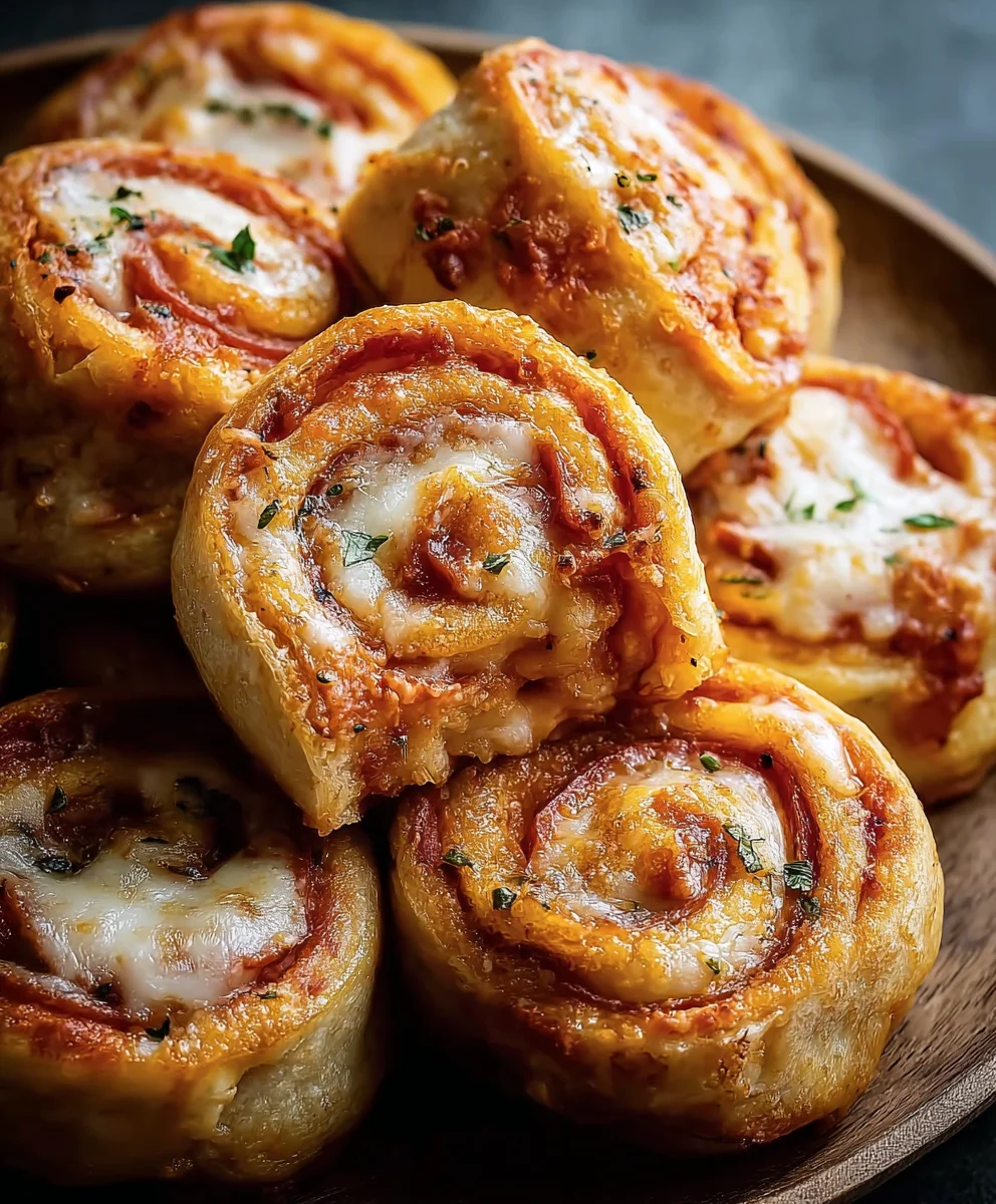 Homemade Beef Beef Pepperoni Pizza Rolls - Easy Recipe