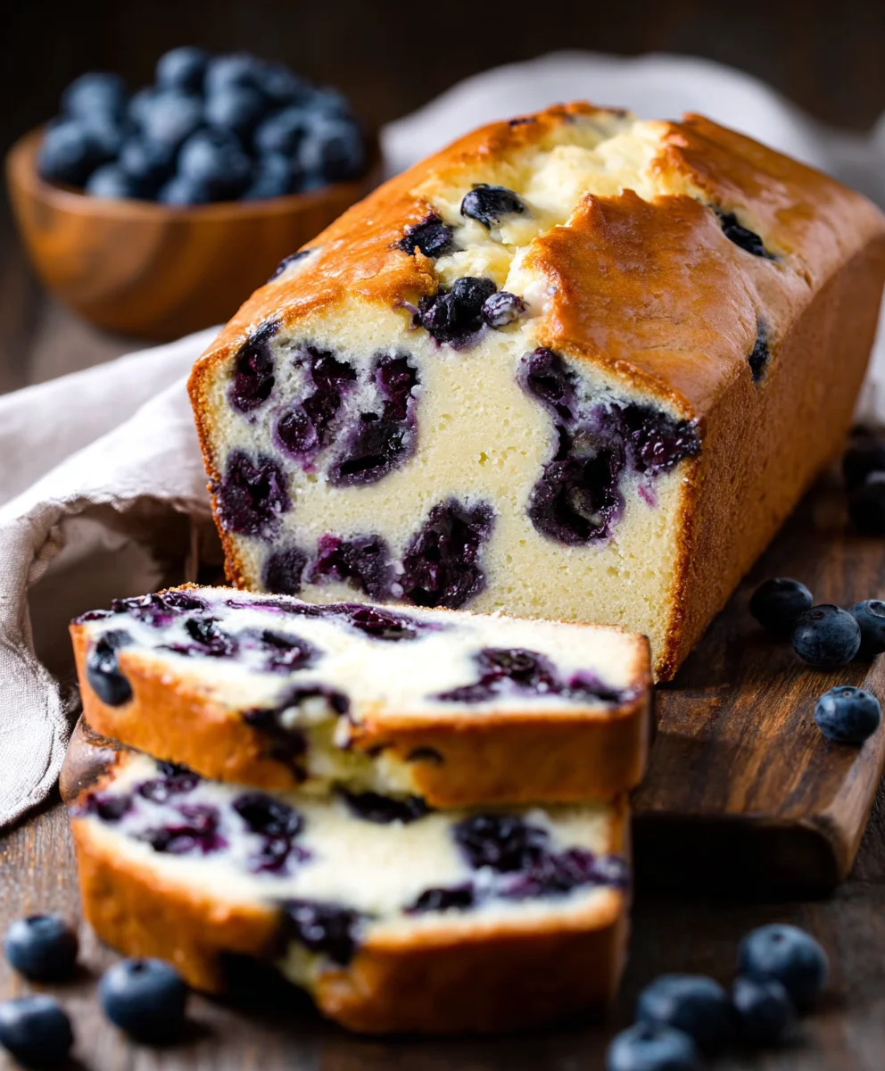 Easy Blueberry Cream Cheese Bread Recipe-Delicious!