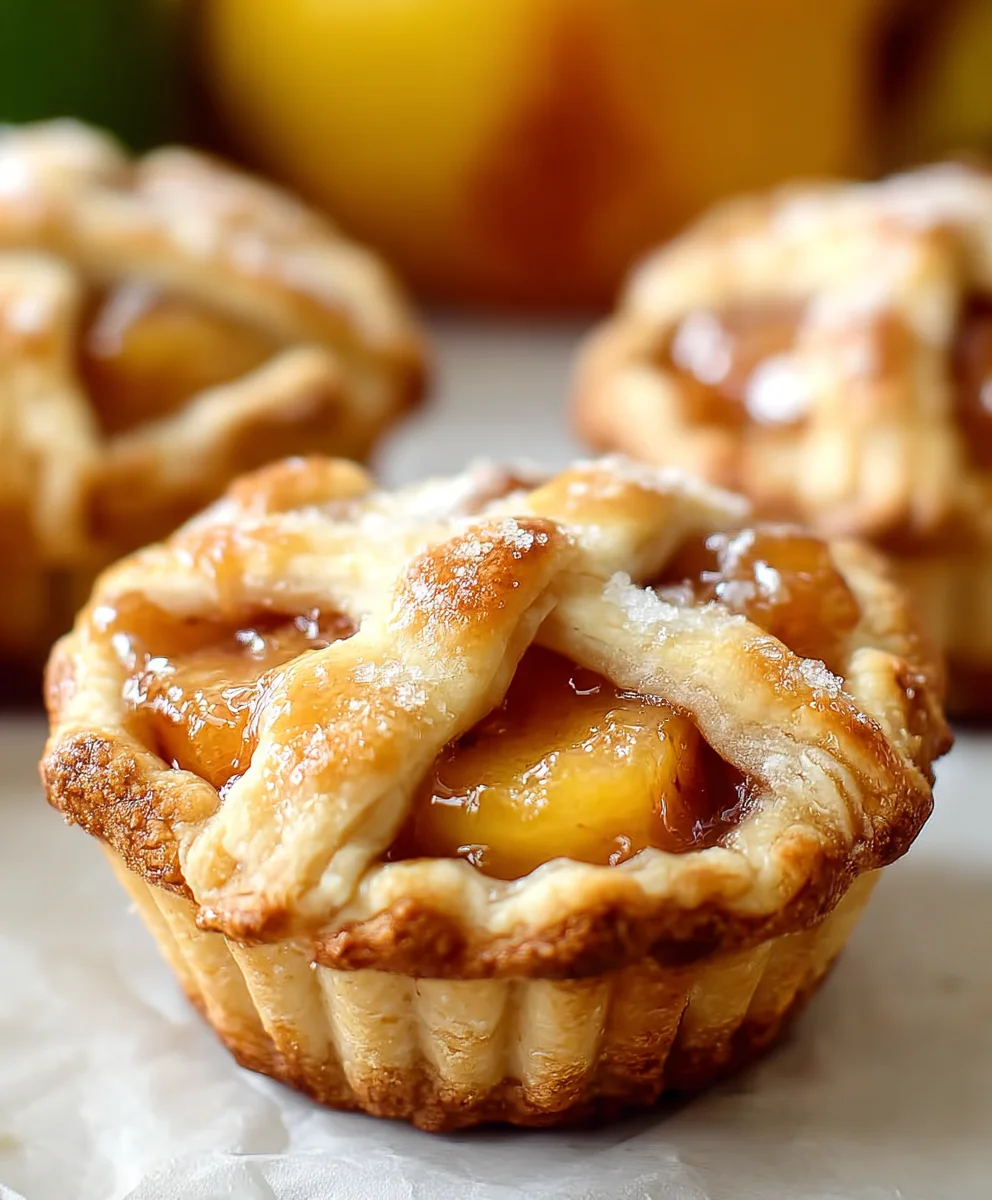 Easy Mini Peach Pies- Delicious Summer Dessert