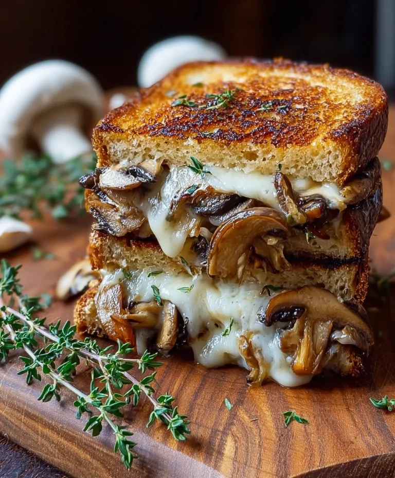 Caramelized Mushroom Grilled Cheese Recipe