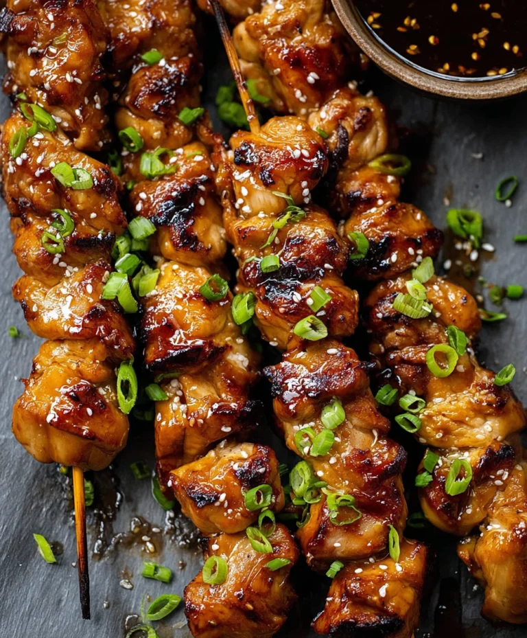 Easy Teriyaki Beef Skewers-Quick Grill Recipe