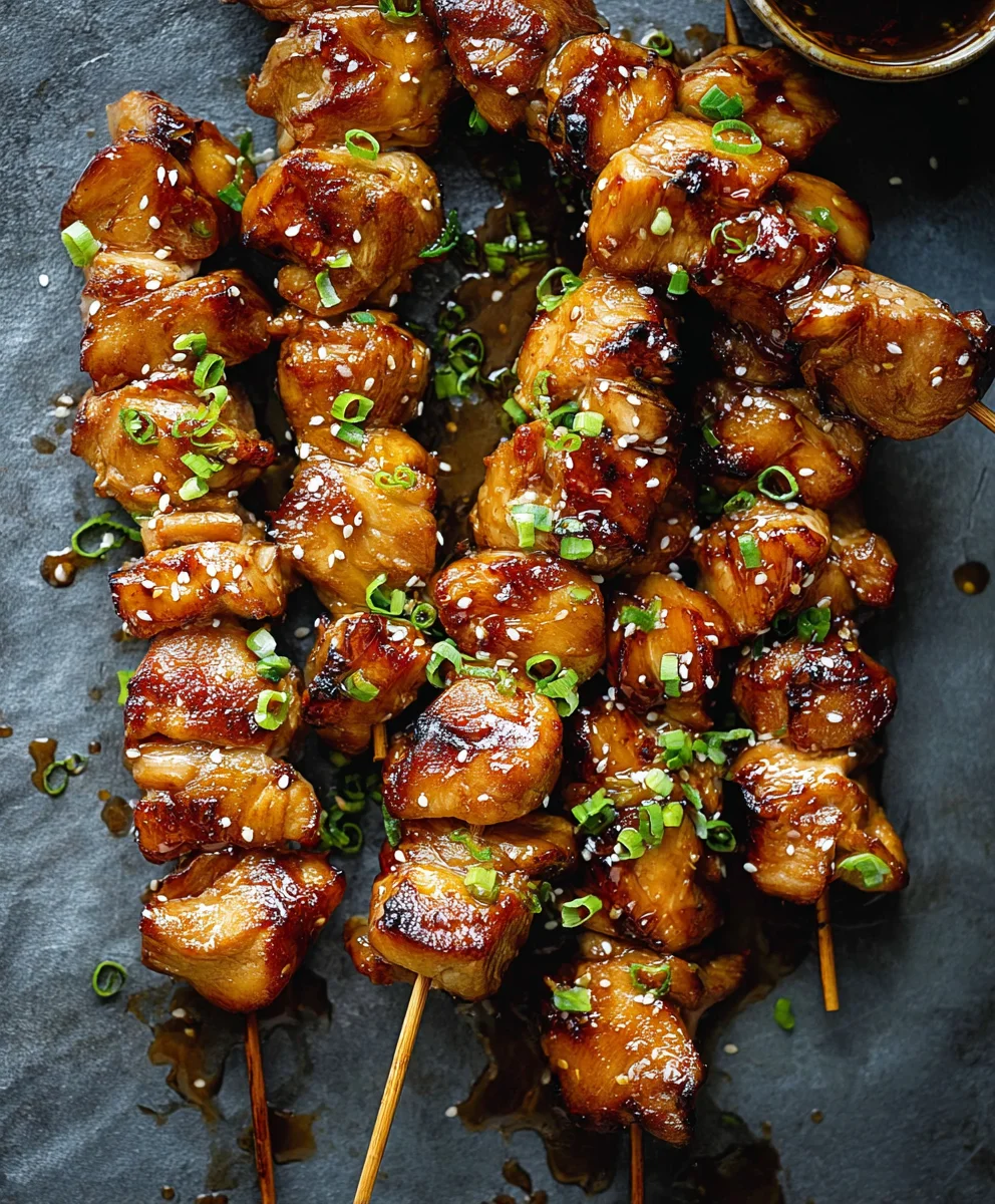 Easy Teriyaki Beef Skewers-Quick Grill Recipe
