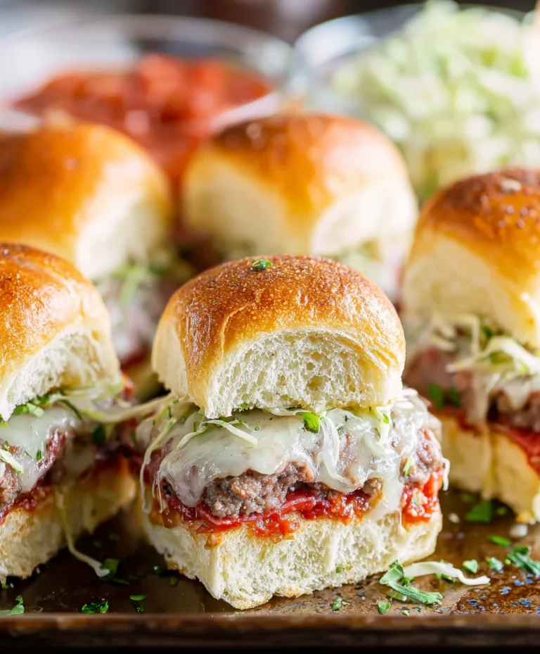 Beef Grinder Sliders-Easy Italian Flavors