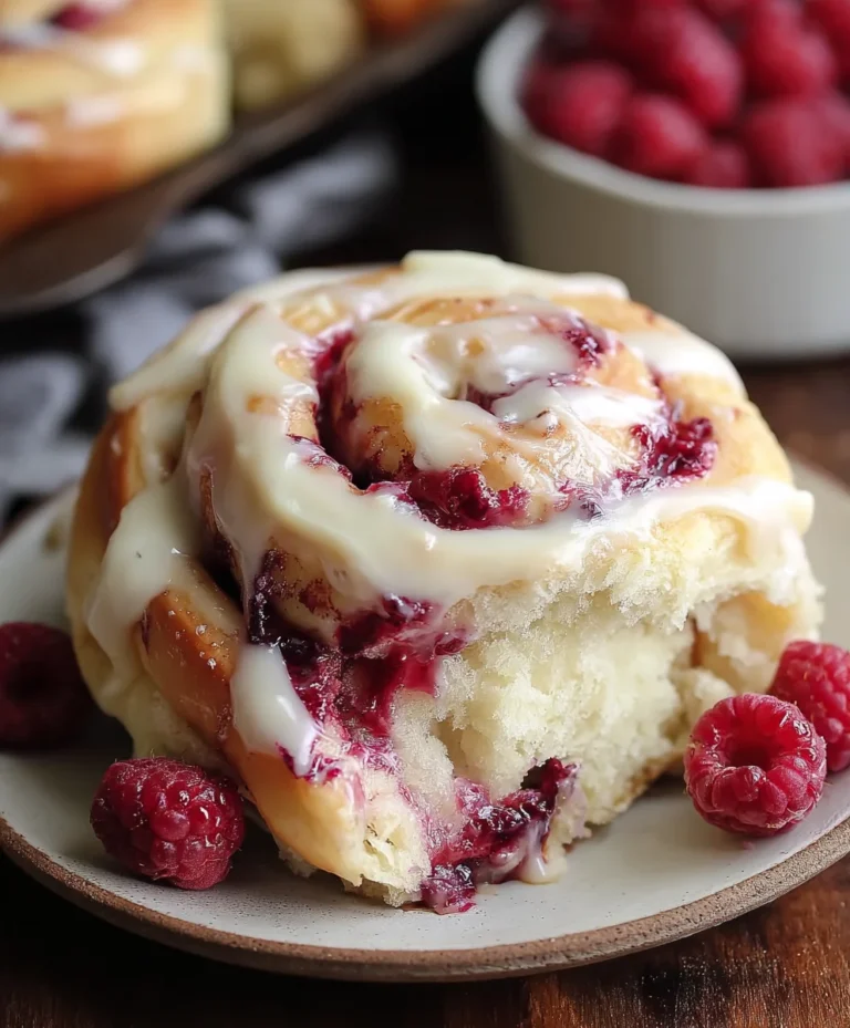White Chocolate Raspberry Rolls-Sweet Treats