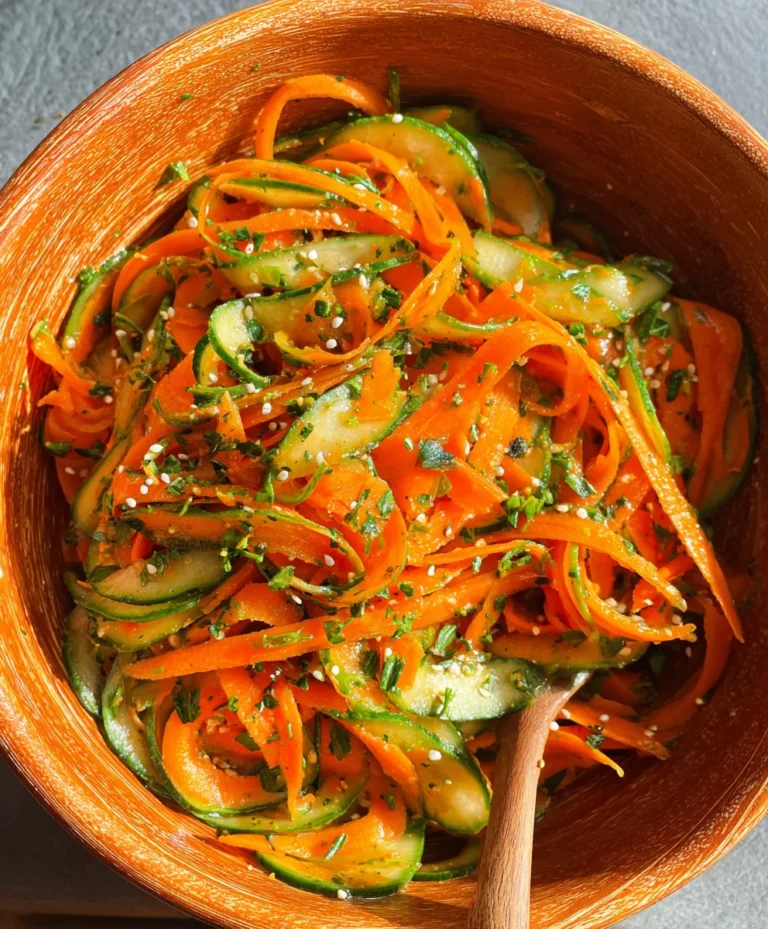 Refreshing Cucumber Carrot Salad-Easy & Healthy