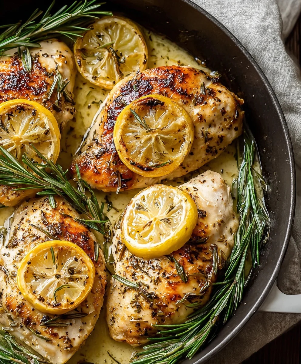 Lemon Rosemary Chicken - Zesty Herbs & Flavor