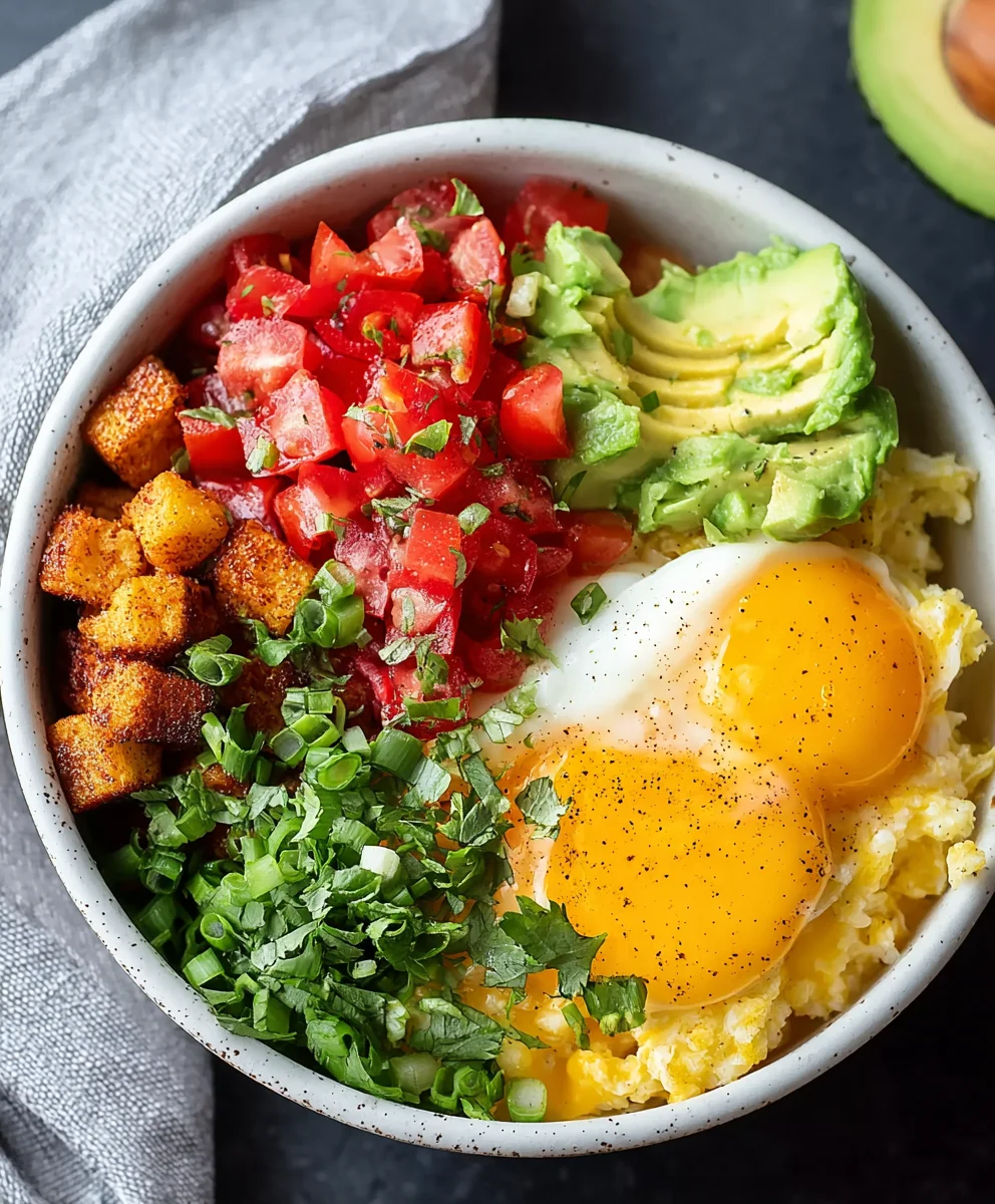 Beef Breakfast Bowl- Quick & Easy Meal