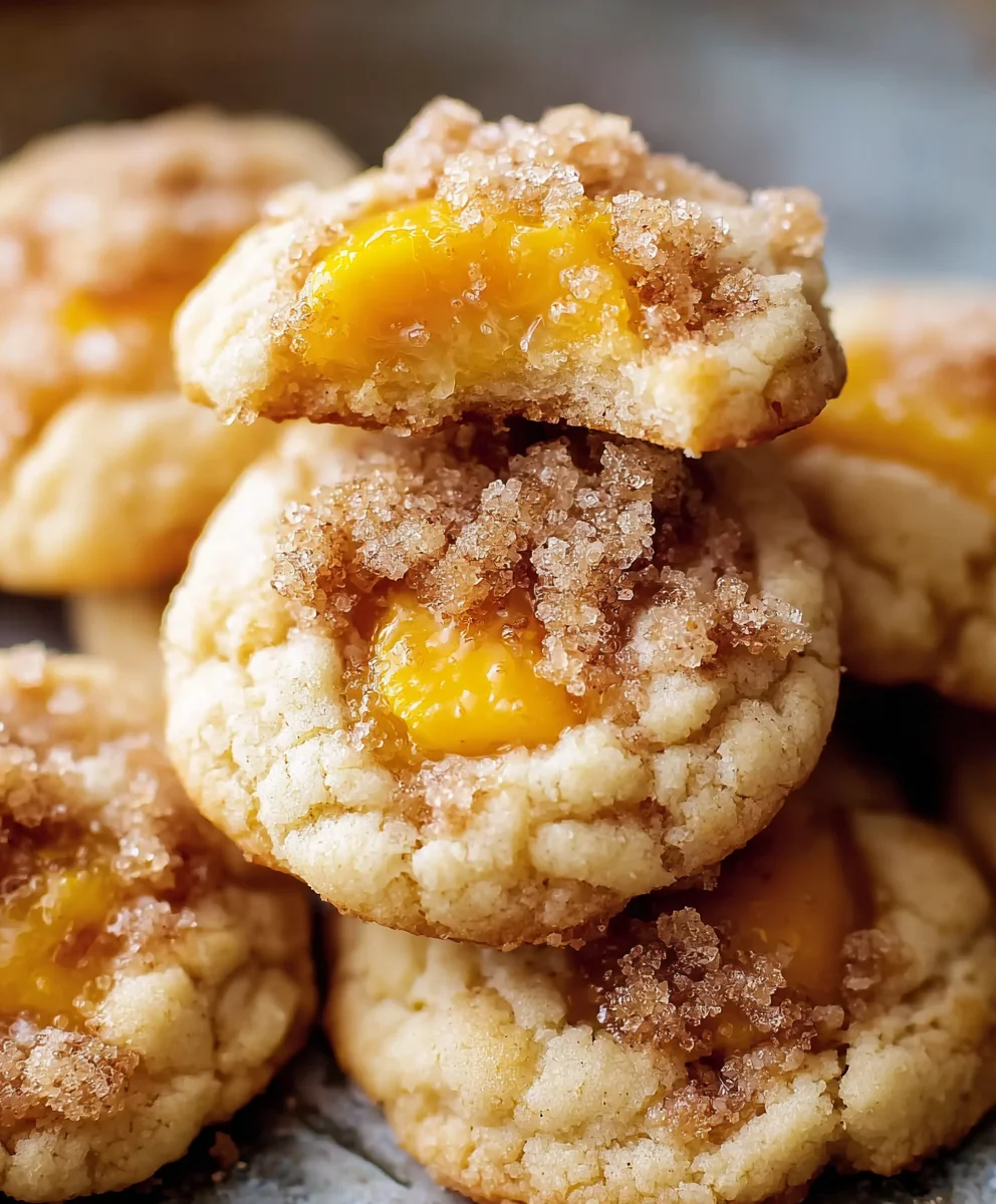 Easy Peach Cobbler Cookies - Sweet Summertime Treat