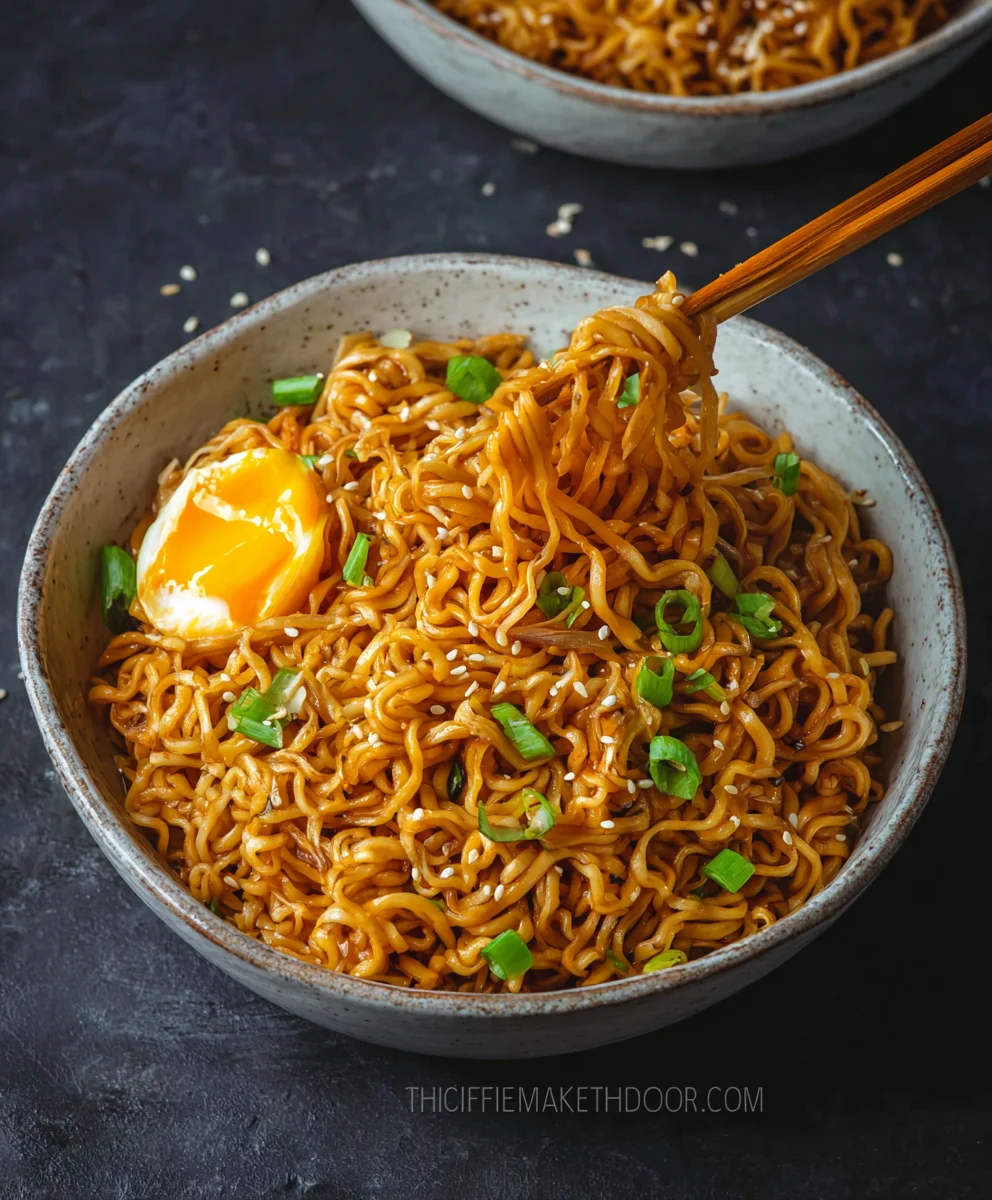 Easy Saucy Beef Ramen Noodles - Quick & Flavorful Meal