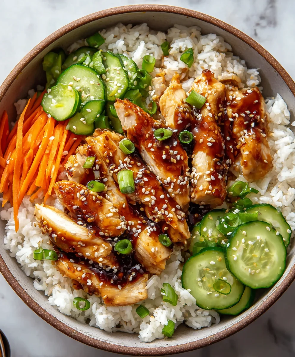 Easy Teriyaki Chicken Rice Bowl Recipe