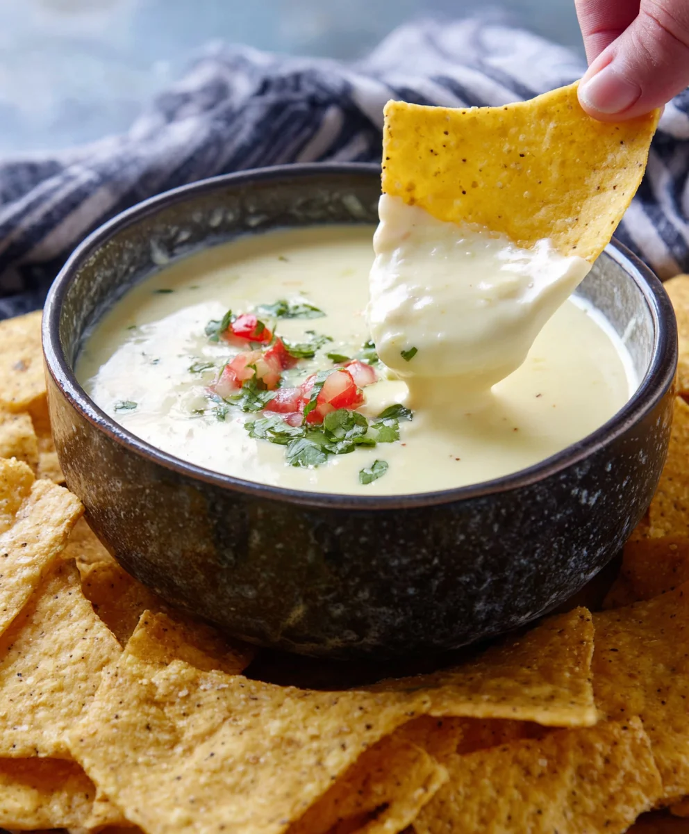 Easy Queso Blanco Cheese Dip Recipe - Deliciously Creamy