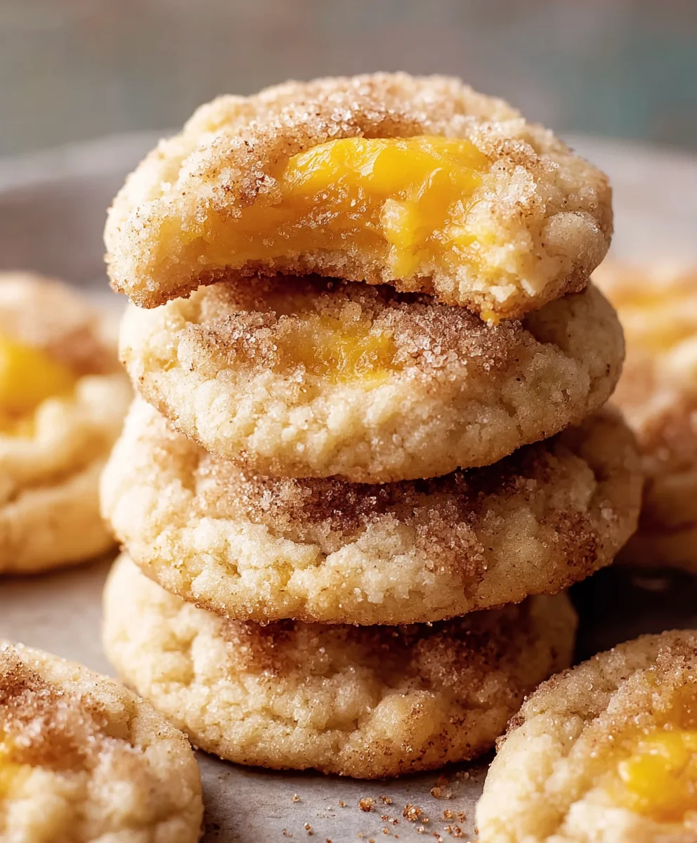 Easy Peach Cobbler Cookies - Sweet Summertime Treat