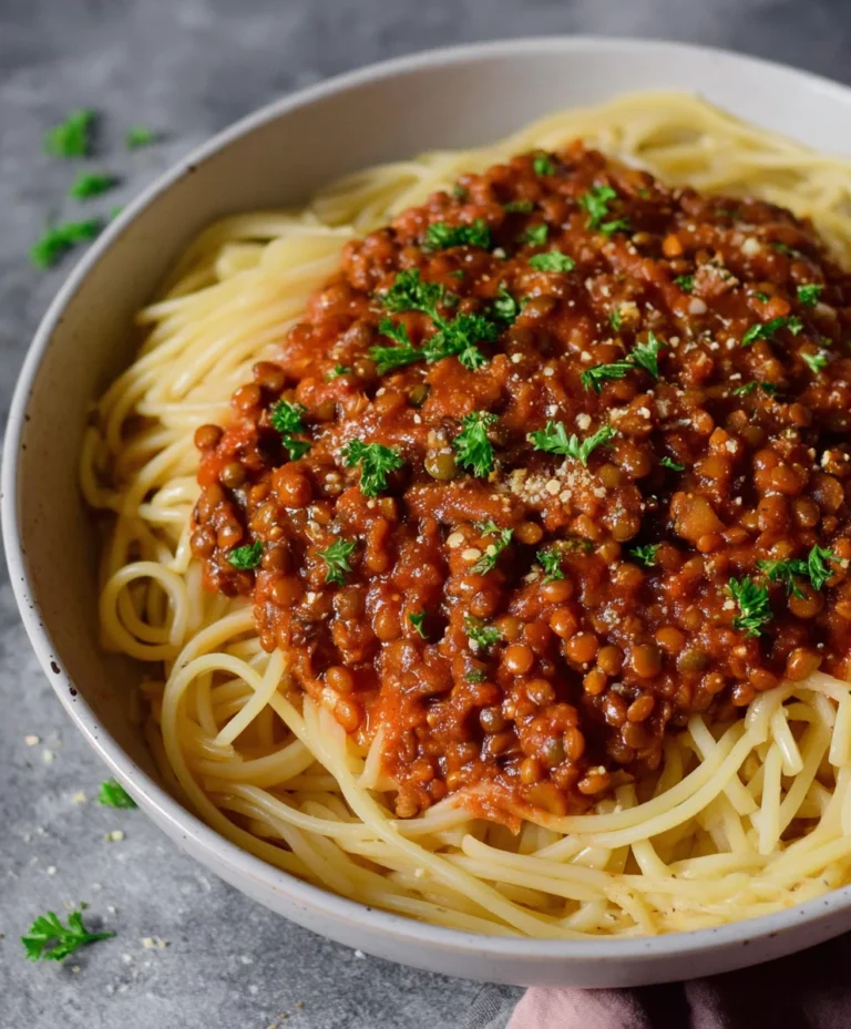 Hearty Vegan Bolognese – Rich Plant-Based Beef Flavor