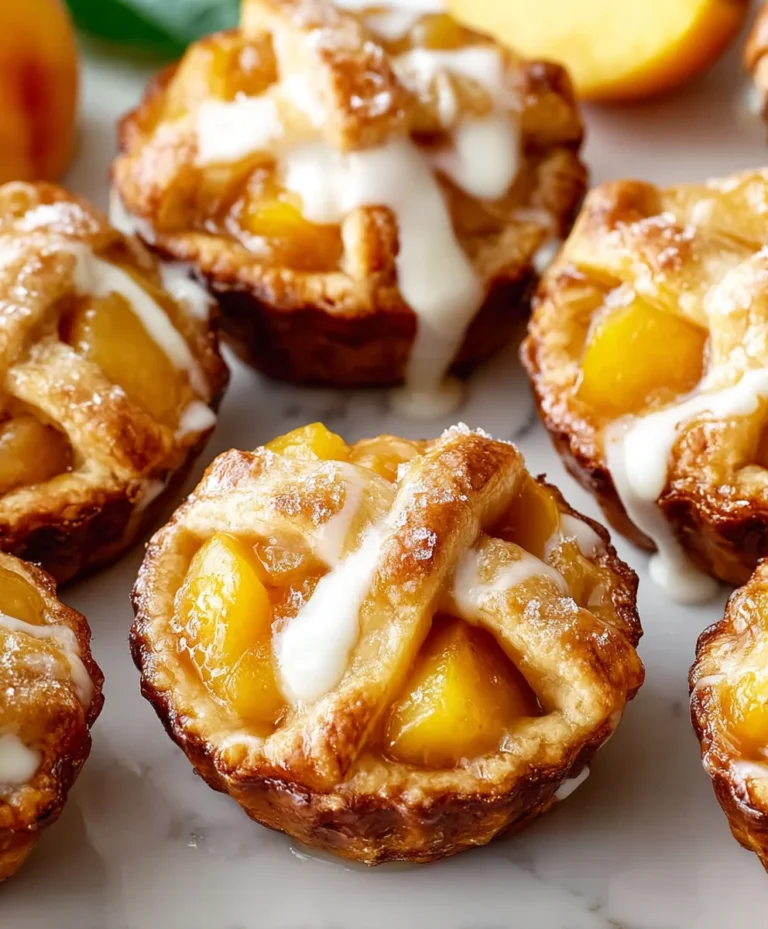 Easy Mini Peach Pies- Delicious Summer Dessert