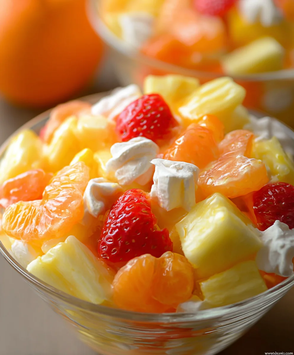 Hawaiian Fruit Salad - Tropical Refreshment Recipe