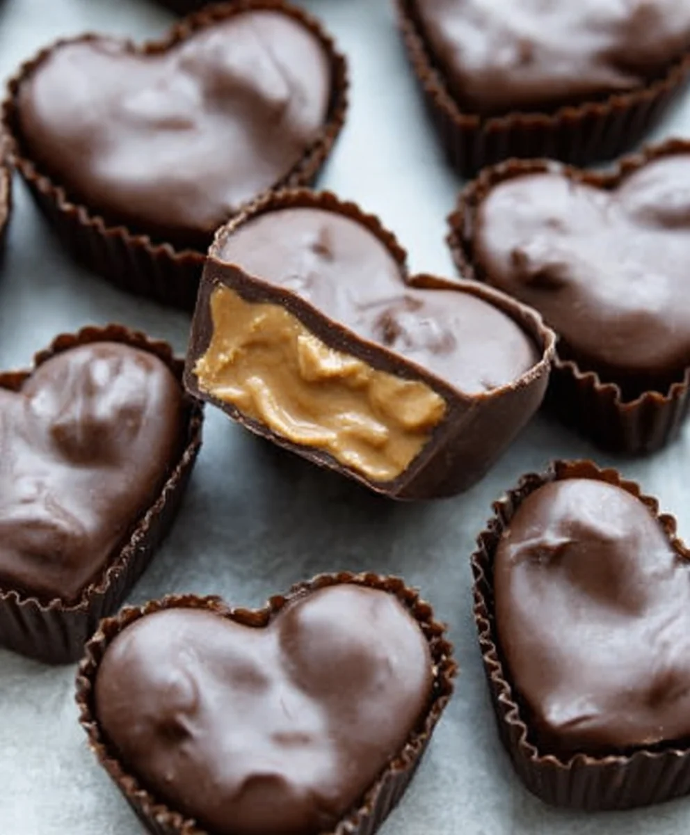 Chocolate Peanut Butter Vonn-alcoholic valentine Heart Non-Non-Non-Alcoholic Alternative