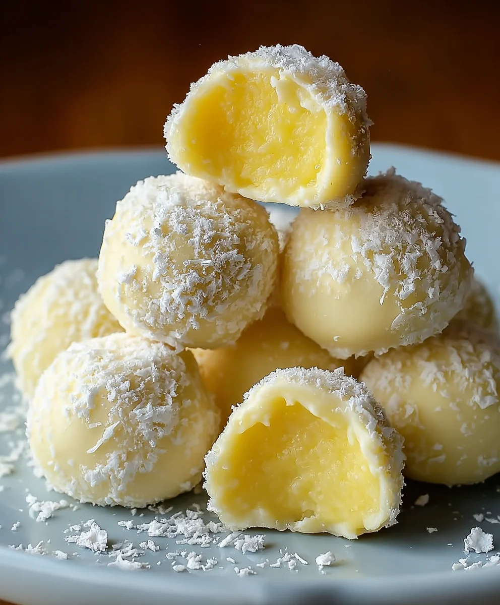 Easy Lemon Truffles - Delightful No-Bake Dessert