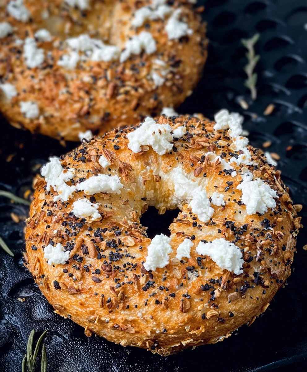 Protein Bagels with Cottage Cheese - Easy Healthy Recipe