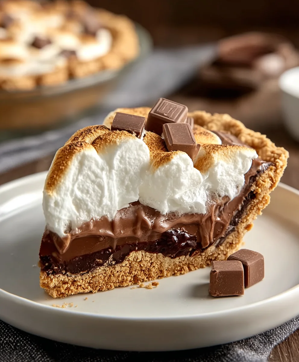 Easy Smores Pie Recipe-Perfect Dessert