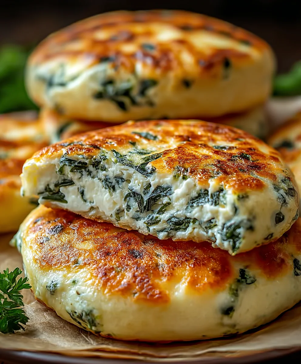 Easy Spinach Cottage Cheese Flagels Recipe
