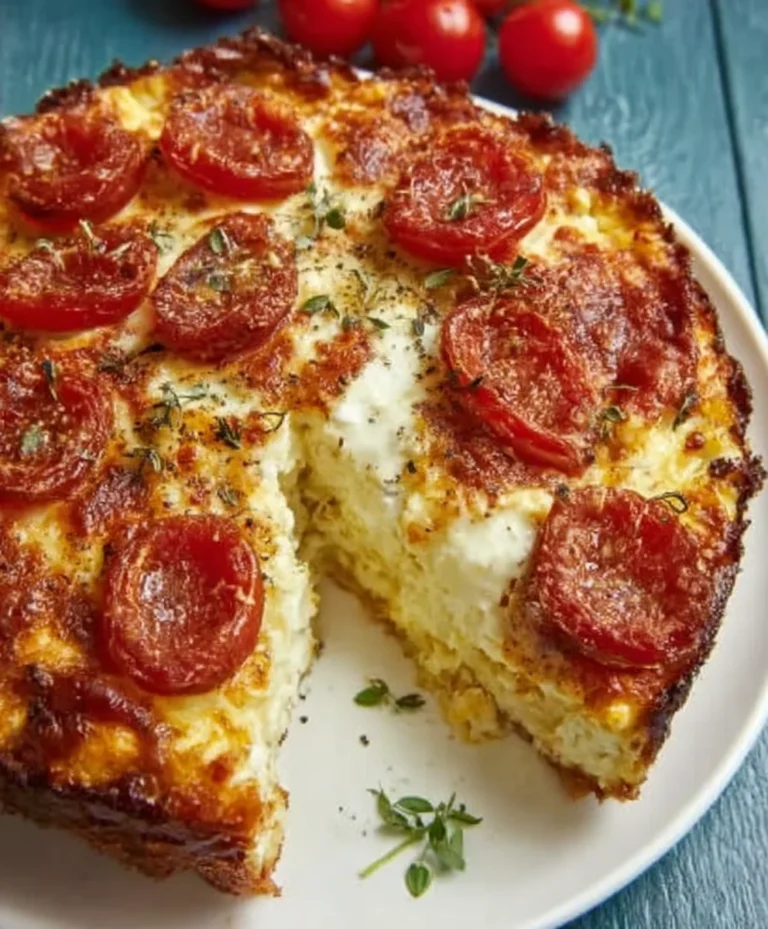 Pizza Cottage Cheese Bake- Easy & Delicious Recipe