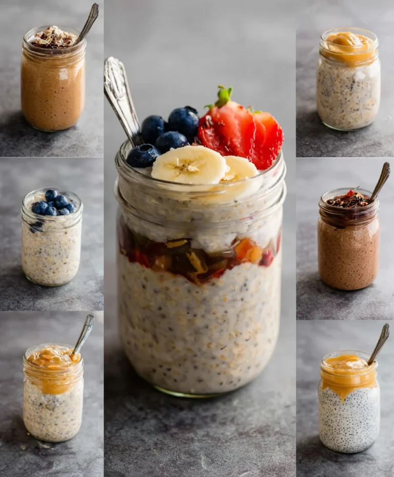 Easy Overnight Oats Base + Flavor Ideas