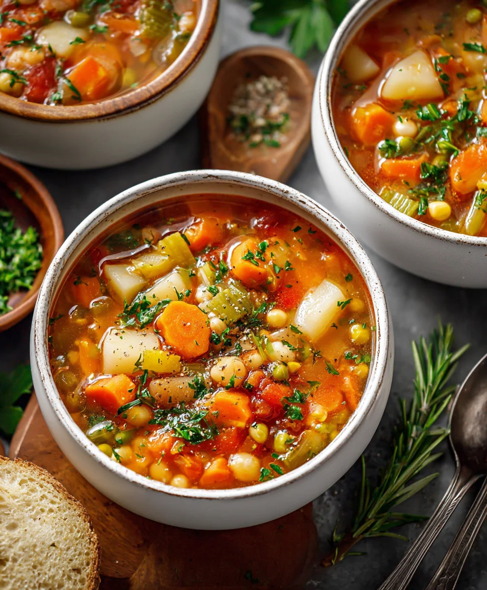 Easy Vegetable Soup Recipe - Hearty & Healthy Comfort Food