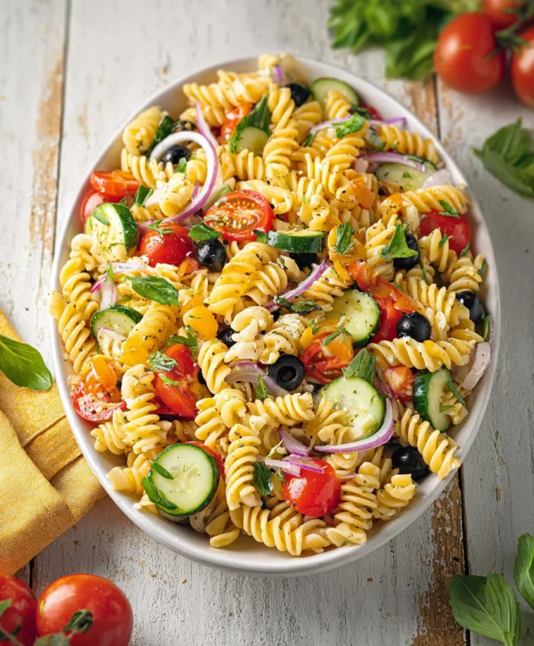 High Protein Italian Pasta Salad-Hearty & Healthy Meal