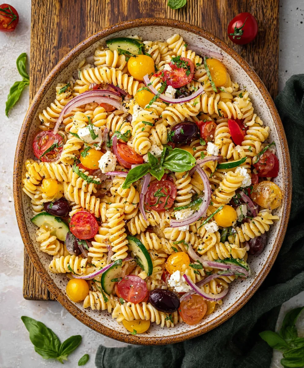 High Protein Italian Pasta Salad-Hearty & Healthy Meal