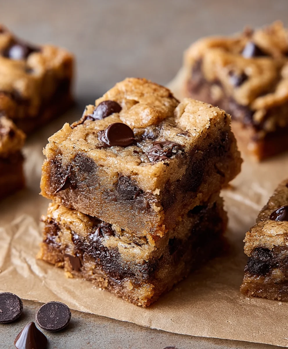 Easy Banana Chocolate Chip Cookie Bars Recipe
