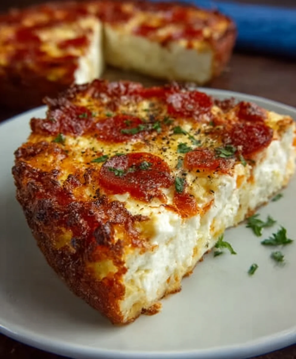 Pizza Cottage Cheese Bake- Easy & Delicious Recipe