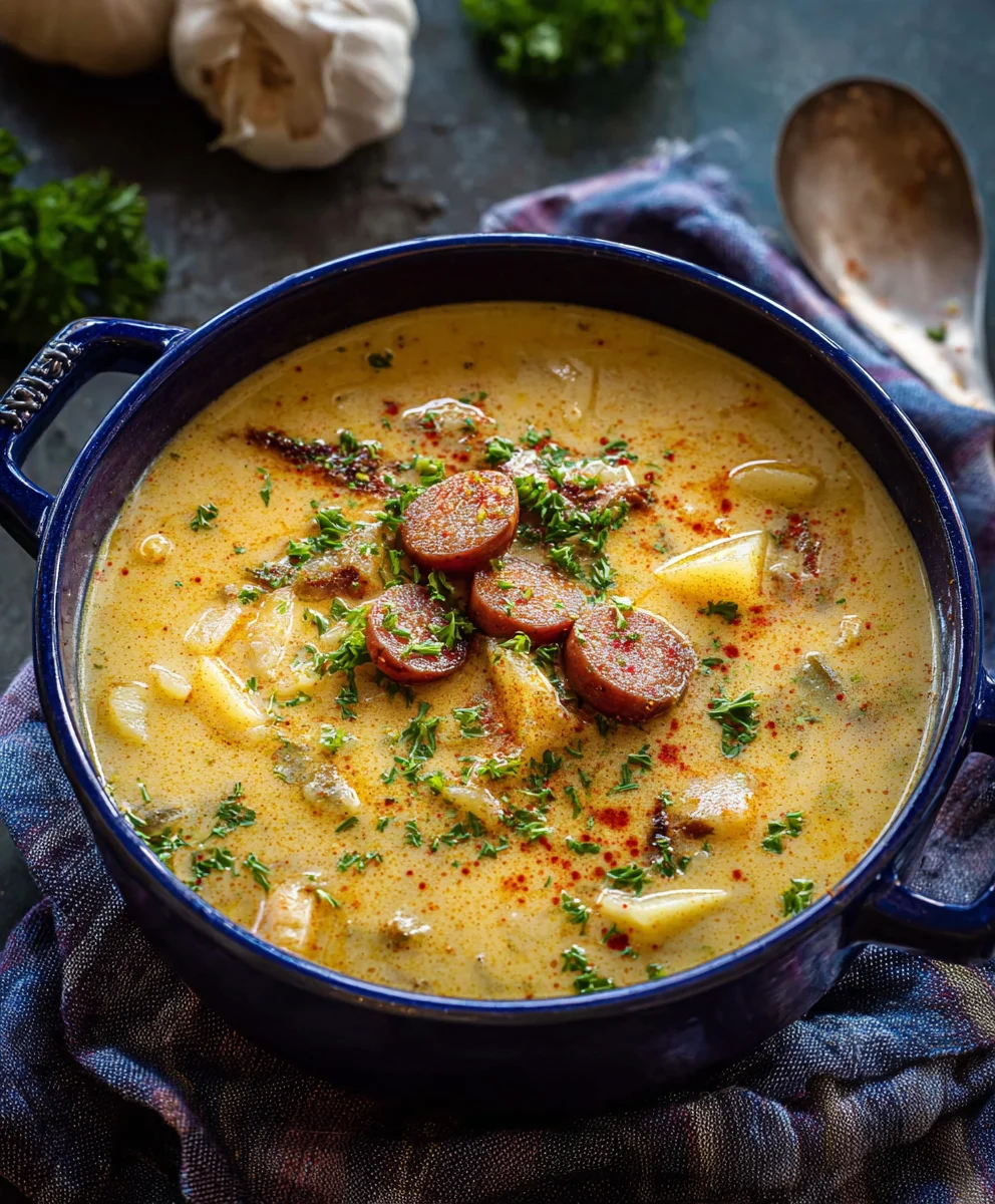 Hearty Cajun Potato Soup - Rich & Creamy Flavor