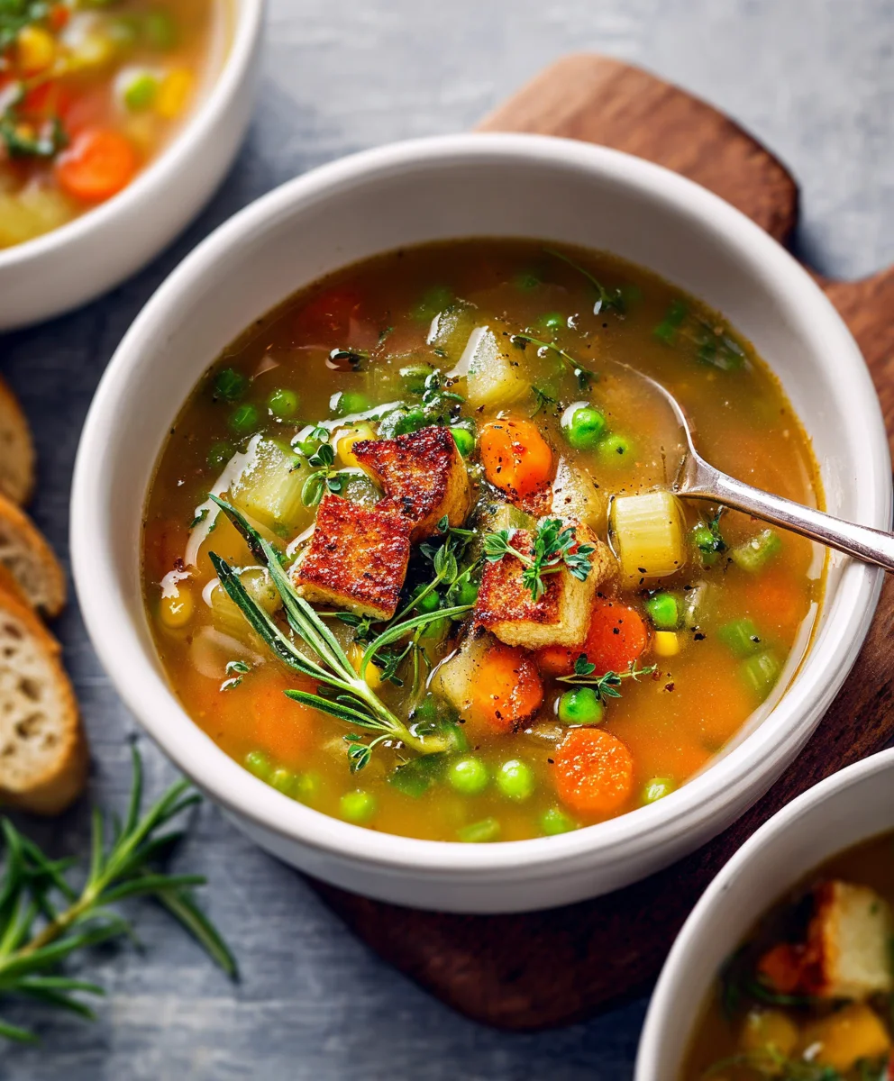 Easy Vegetable Soup Recipe - Hearty & Healthy Comfort Food