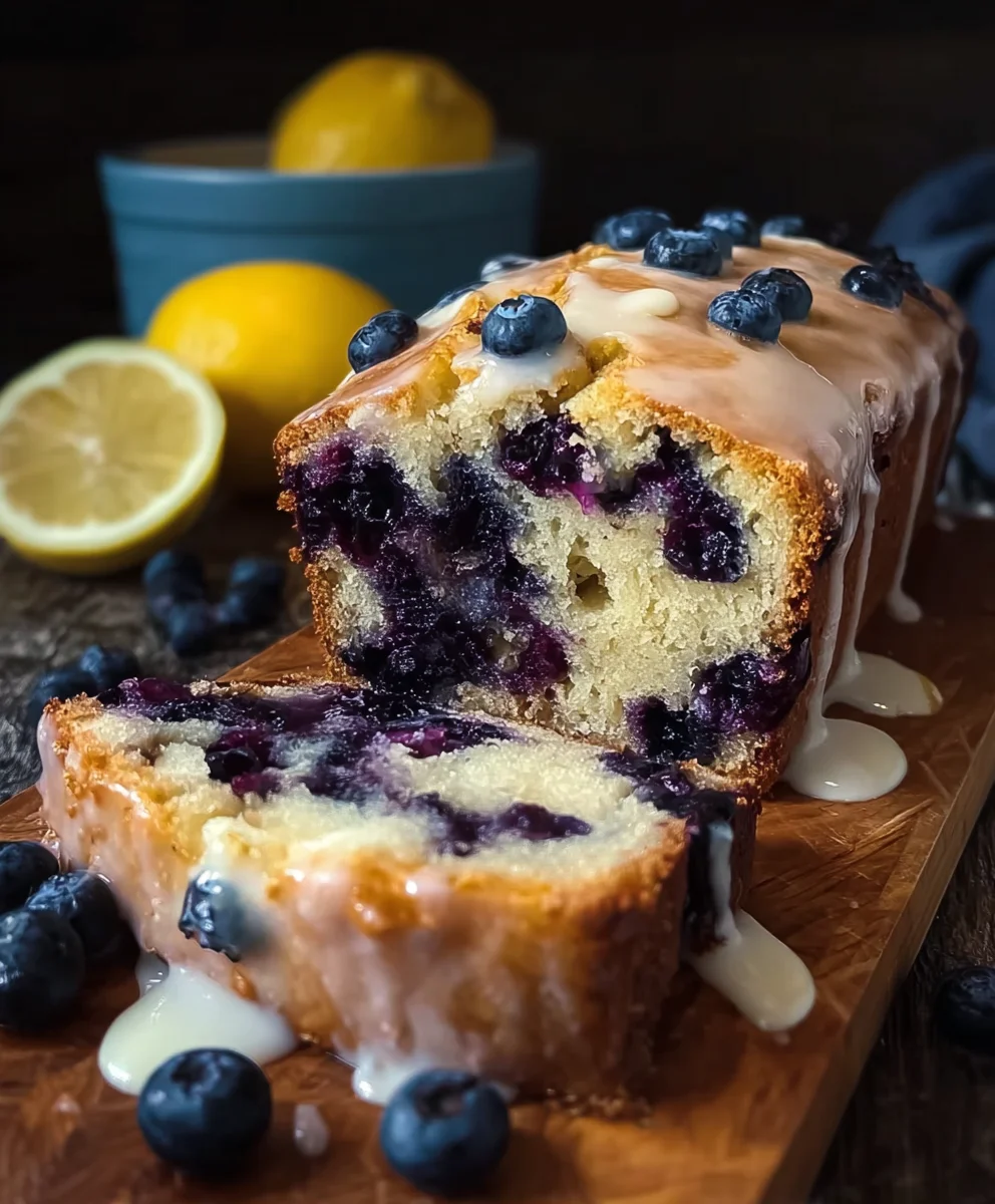 Easy Lemon Blueberry Loaf Recipe - Moist & Delicious