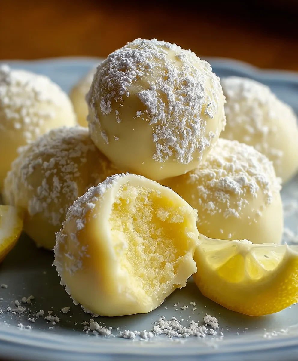 Easy Lemon Truffles - Delightful No-Bake Dessert