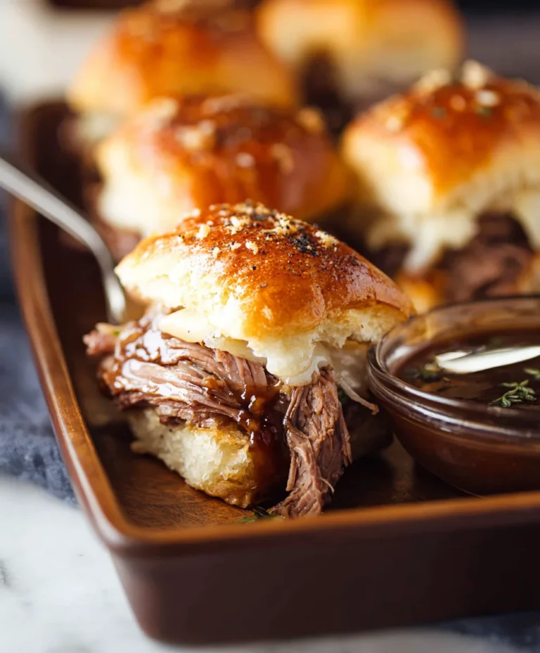 Easy French Dip Sliders – Flavorful Beef Sandwich Bites