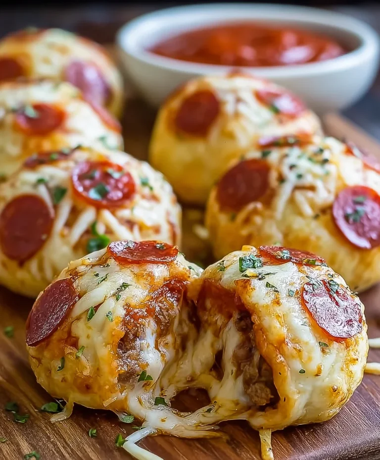 Cheesy Pizza Bombs-Easy Flavor Packed Bites