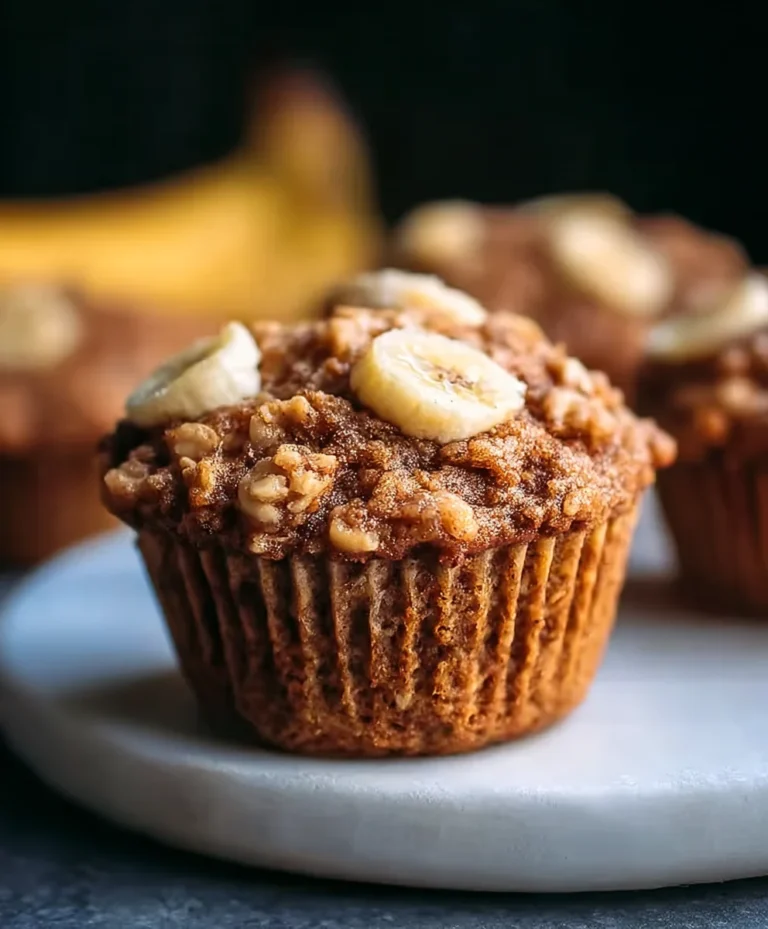 Healthy Banana Oatmeal Muffins-Easy & Delicious