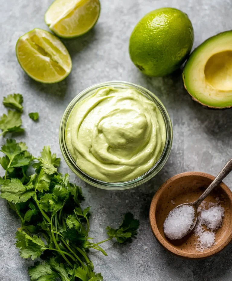 Creamy Avocado Crema Recipe – Tacos Salads & More