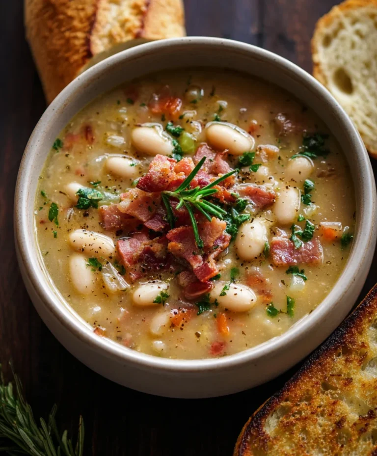 Hearty White Bean Beef Beef Bacon Soup – Easy Recipe