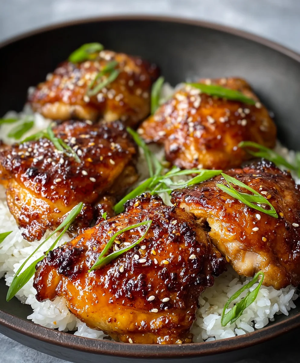 Easy Soy Garlic Chicken Thighs-Flavorful & Quick