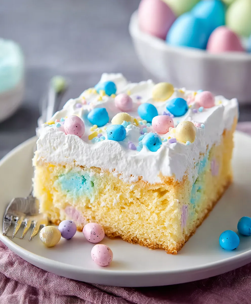 Easter Poke Cake - Easy Spring Dessert Idea