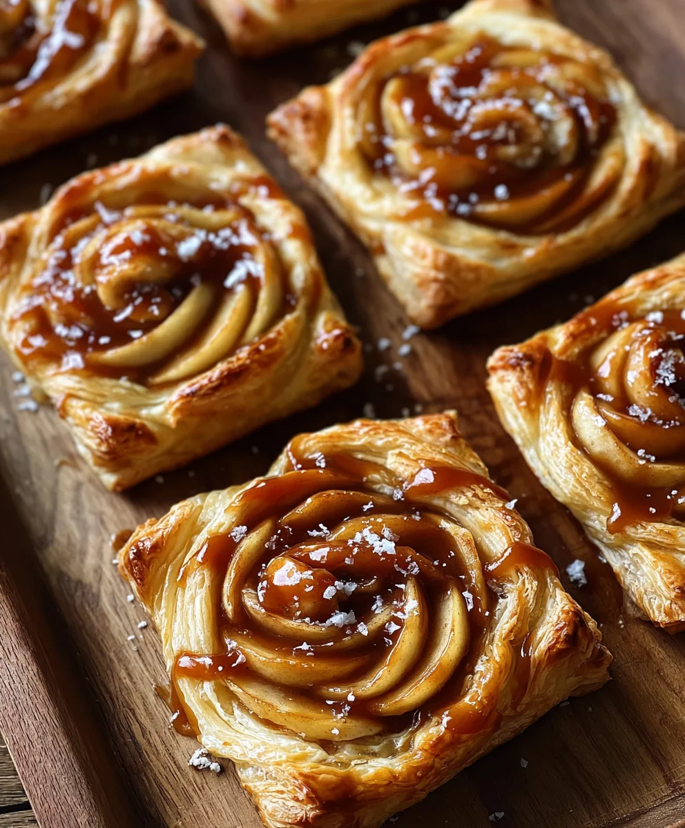 Caramel Apple Puff Pastry Bites-Easy Dessert