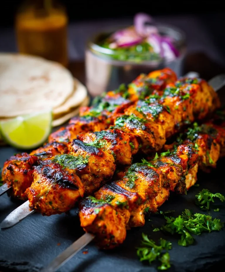Easy Chicken Tikka Kebab Recipe- Flavorful Grilling