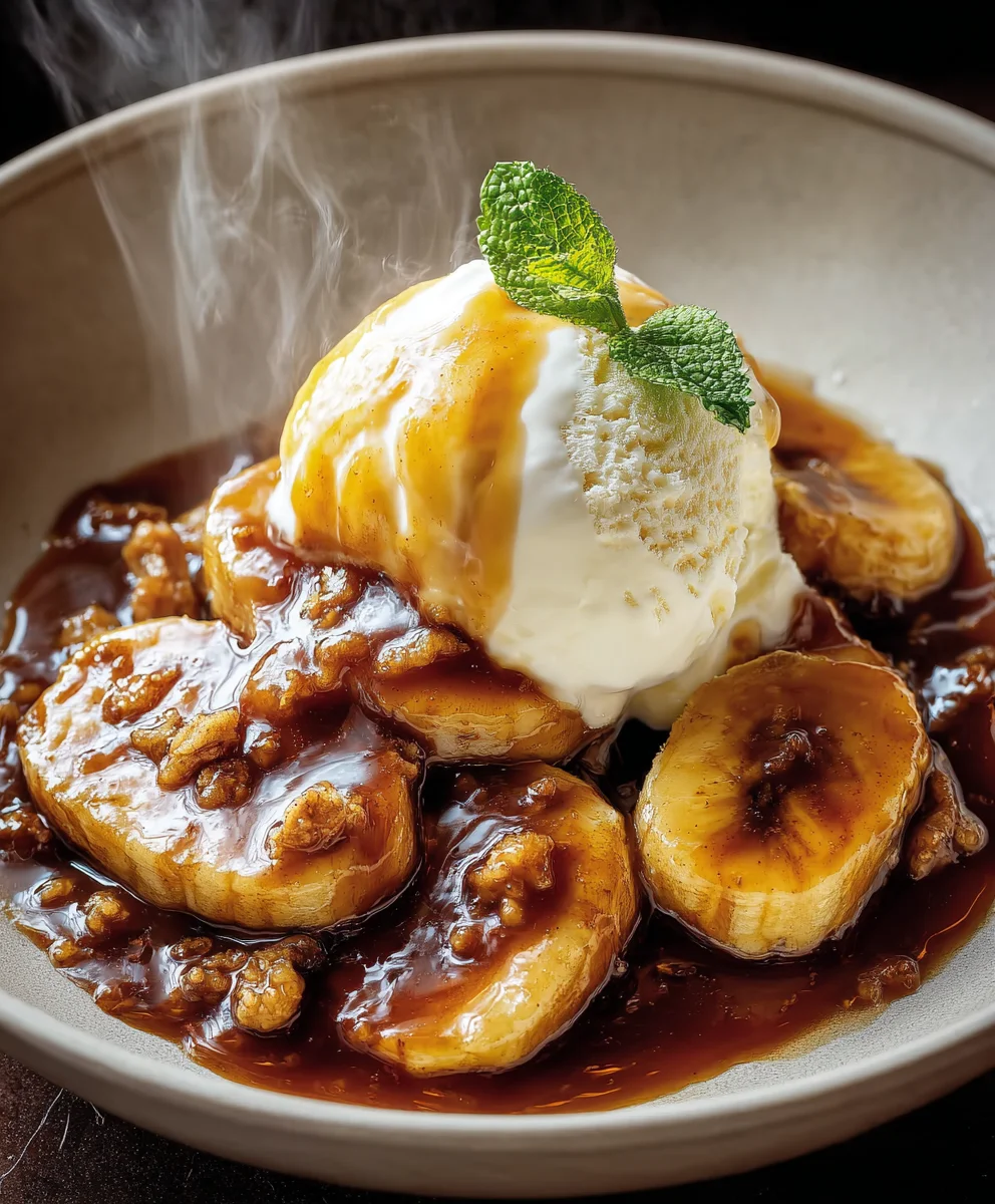 Quick Bananas Foster Dessert- Easy & Delicious