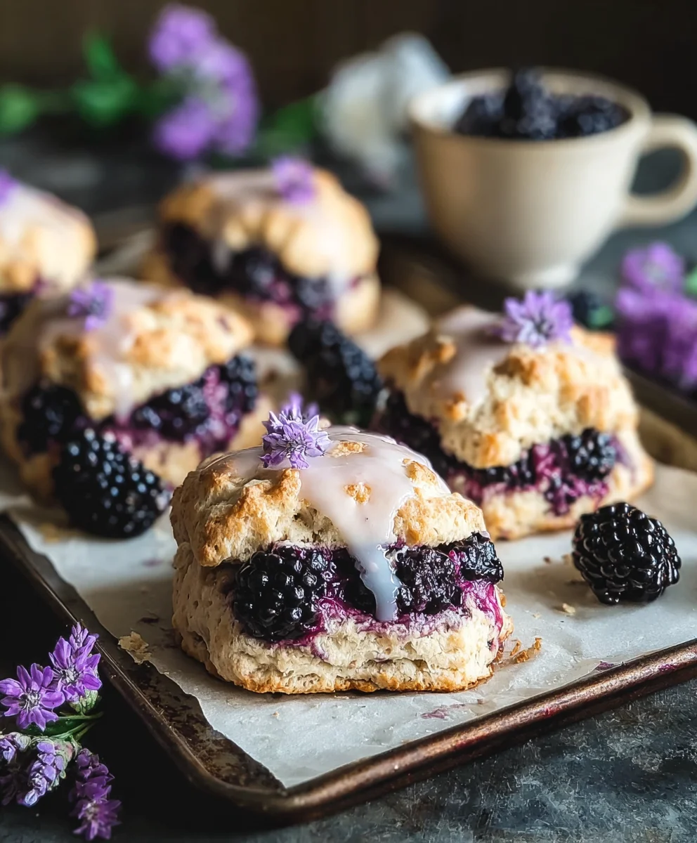 Blackberry Lavender Scones- Delicious & Easy Recipe