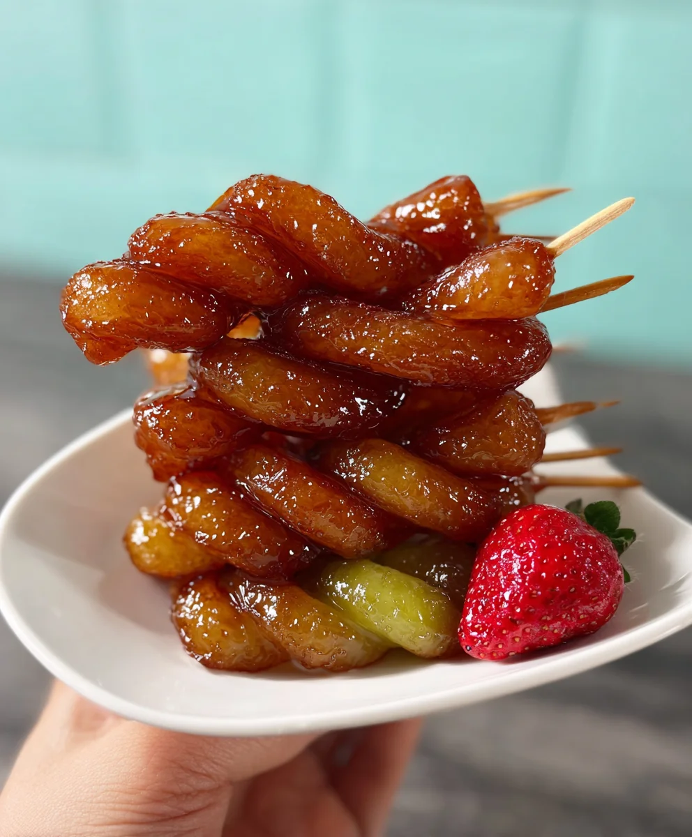 Easy Tanghulu Recipe-Sweet Crystal Candy Fruit